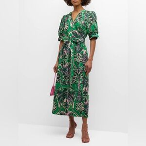 NWT MARIE OLIVER Rita Wrap Dress, Palm Beach Size XS